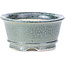 Round grey bonsai pot by Shoseki - 80 x 80 x 40 mm