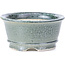 Round grey bonsai pot by Shoseki - 80 x 80 x 40 mm