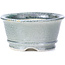 Round grey bonsai pot by Shoseki - 80 x 80 x 40 mm