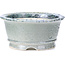 Round grey bonsai pot by Shoseki - 80 x 80 x 40 mm