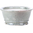 Round grey bonsai pot by Shoseki - 80 x 80 x 40 mm