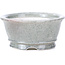 Pot à bonsaï rond gris par Shoseki - 80 x 80 x 40 mm