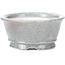 Round grey bonsai pot by Shoseki - 80 x 80 x 40 mm