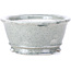 Pot à bonsaï rond gris par Shoseki - 80 x 80 x 40 mm