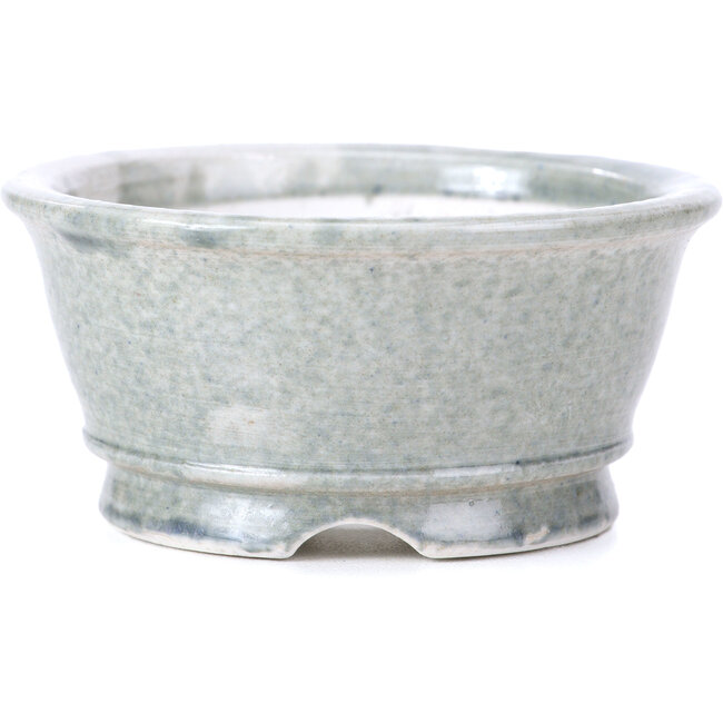 Maceta de bonsái redonda gris de Shoseki - 80 x 80 x 40 mm