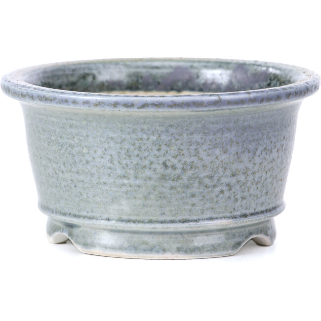 Maceta de bonsái redonda gris de Shoseki - 80 x 80 x 40 mm