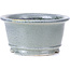 Round grey bonsai pot by Shoseki - 80 x 80 x 40 mm