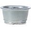 Round grey bonsai pot by Shoseki - 80 x 80 x 40 mm