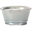 Round grey bonsai pot by Shoseki - 80 x 80 x 40 mm