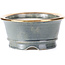 Pot à bonsaï rond gris par Shoseki - 80 x 80 x 40 mm