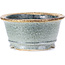 Round grey bonsai pot by Shoseki - 80 x 80 x 40 mm