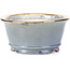 Round grey bonsai pot by Shoseki - 80 x 80 x 40 mm