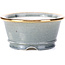 Pot à bonsaï rond gris par Shoseki - 80 x 80 x 40 mm