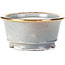 Round grey bonsai pot by Shoseki - 80 x 80 x 40 mm