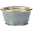 Pot à bonsaï rond gris par Shoseki - 80 x 80 x 40 mm