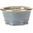 Pot à bonsaï rond gris par Shoseki - 80 x 80 x 40 mm