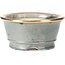 Pot à bonsaï rond gris par Shoseki - 80 x 80 x 40 mm