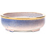 Round purple blue bonsai pot by Shoseki - 77 x 77 x 25 mm