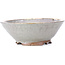 Round grey bonsai pot by Shoseki - 125 x 125 x 45 mm