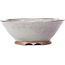 Round grey bonsai pot by Shoseki - 125 x 125 x 45 mm