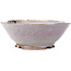 Round grey bonsai pot by Shoseki - 125 x 125 x 45 mm