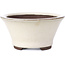 Vaso per bonsai rotondo beige di Yamaaki - 95 x 95 x 50 mm