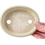 Pot à bonsaï ovale vert - 120 x 95 x 30 mm