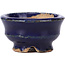 Vaso per bonsai rotondo blu di Hattori - 40 x 40 x 20 mm