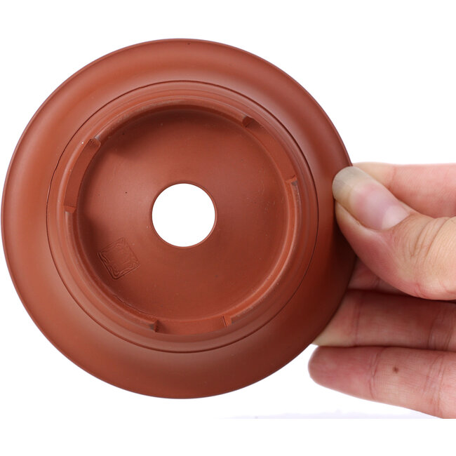 Maceta de bonsái redonda sin esmaltar - 90 x 90 x 48 mm