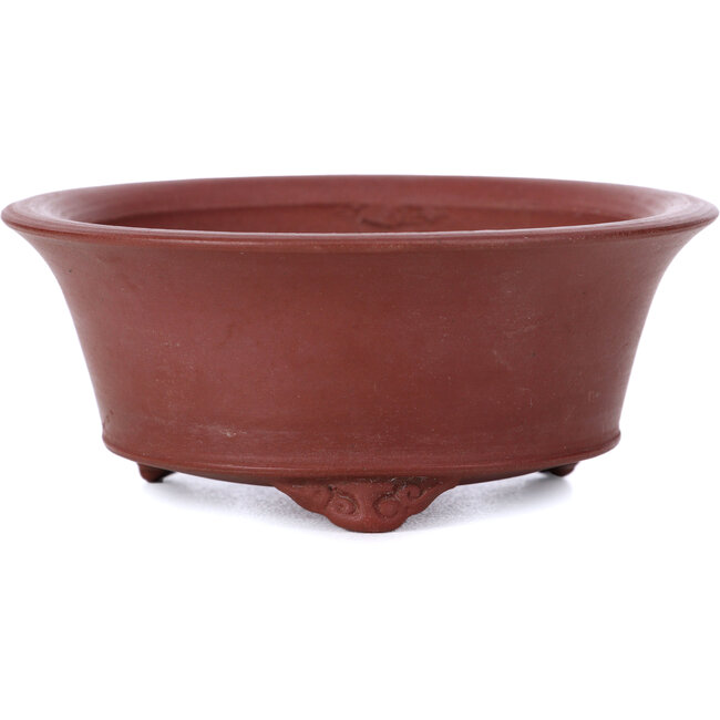 Pot à bonsaï rond non émaillé par Bigei - 100 x 100 x 40 mm