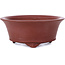 Round unglazed bonsai pot by Bigei - 100 x 100 x 40 mm