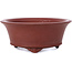 Round unglazed bonsai pot by Bigei - 100 x 100 x 40 mm