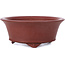 Pot à bonsaï rond non émaillé par Bigei - 100 x 100 x 40 mm