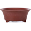 Round unglazed bonsai pot by Bigei - 100 x 100 x 40 mm