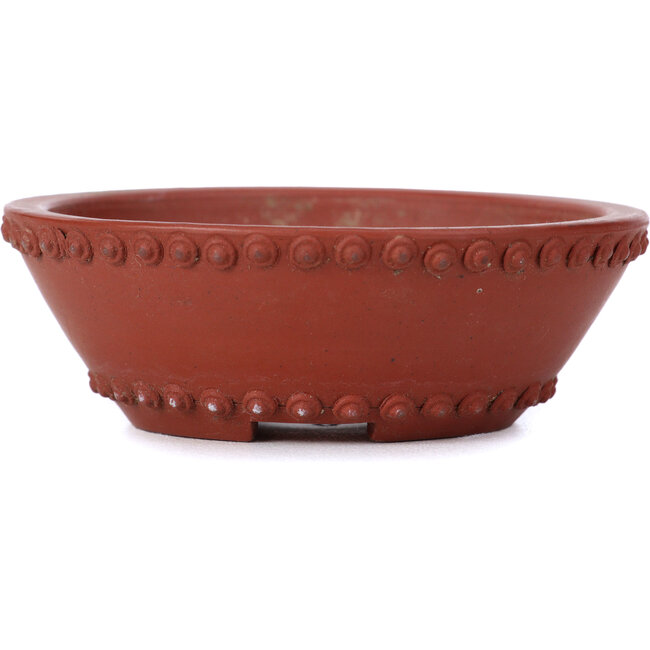 Pot à bonsaï rond non émaillé par Bigei - 80 x 80 x 30 mm