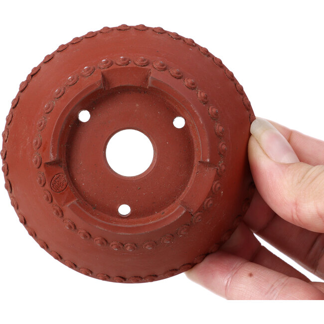 Pot à bonsaï rond non émaillé par Bigei - 80 x 80 x 30 mm