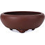Pot à bonsaï rond non émaillé par Bigei - 95 x 95 x 40 mm