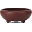 Pot à bonsaï rond non émaillé par Bigei - 95 x 95 x 40 mm