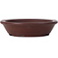 Pot à bonsaï rond non émaillé par Yamaaki - 100 x 100 x 28 mm