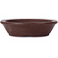 Round unglazed bonsai pot by Yamaaki - 100 x 100 x 28 mm