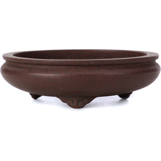 Pot à bonsaï rond non émaillé par Yamaaki - 90 x 90 x 30 mm