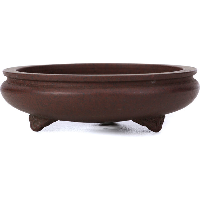 Pot à bonsaï rond non émaillé par Yamaaki - 90 x 90 x 30 mm