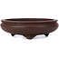 Pot à bonsaï rond non émaillé par Yamaaki - 90 x 90 x 30 mm
