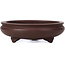 Pot à bonsaï rond non émaillé par Yamaaki - 90 x 90 x 30 mm