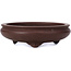 Pot à bonsaï rond non émaillé par Yamaaki - 90 x 90 x 30 mm