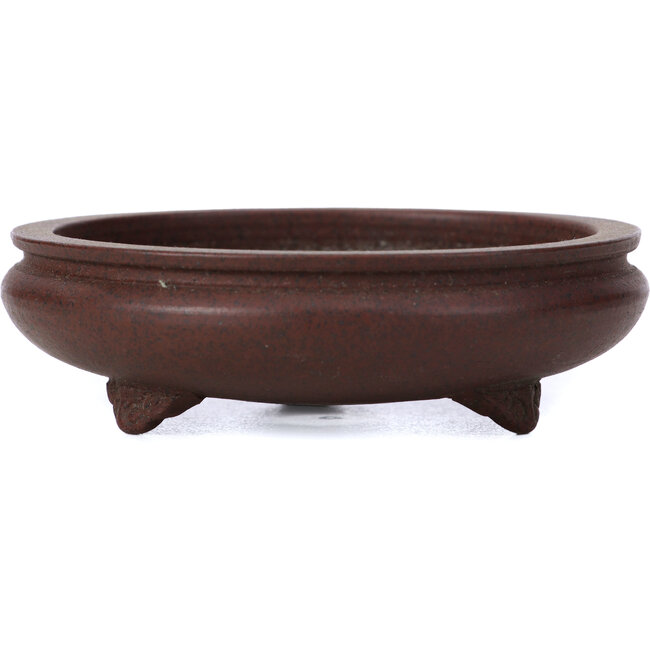 Vaso per bonsai rotondo non smaltato di Yamaaki - 90 x 90 x 30 mm