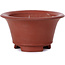 Round unglazed bonsai pot by Bigei - 70 x 70 x 40 mm