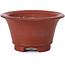 Round unglazed bonsai pot by Bigei - 70 x 70 x 40 mm