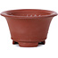 Round unglazed bonsai pot by Bigei - 70 x 70 x 40 mm