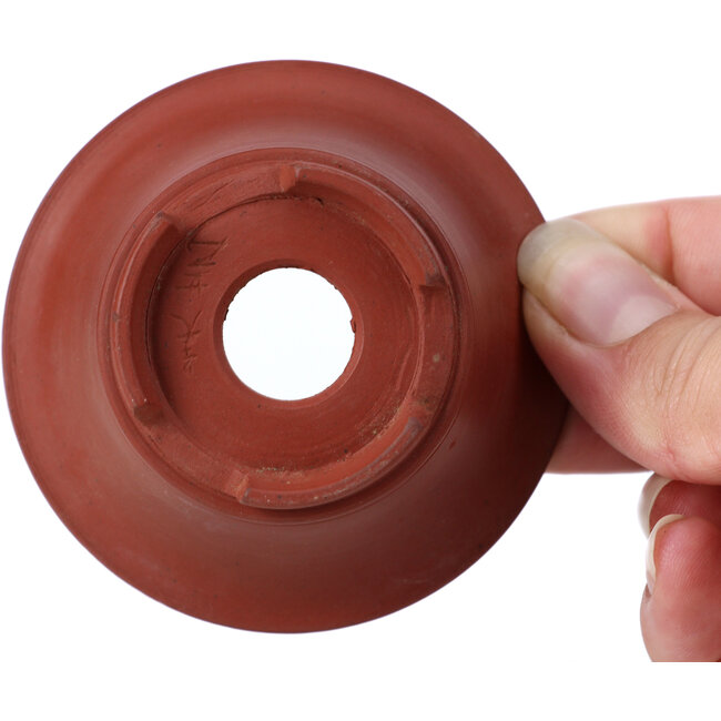 Maceta de bonsái redonda sin esmaltar de Bigei - 70 x 70 x 40 mm